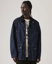 Veste parka en denim Barbour x